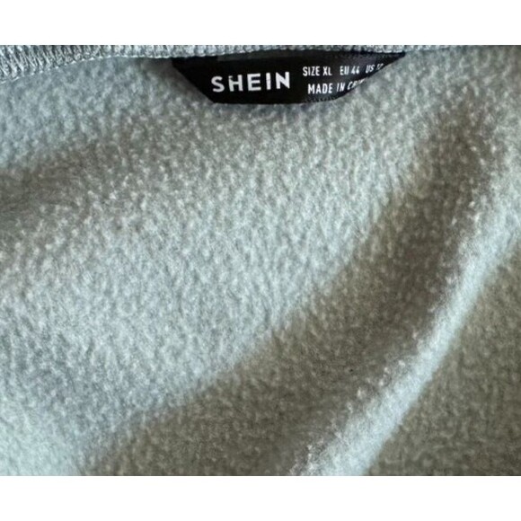 Shein Women's LOS ANGELES Letter Graphic Pullover Mint Green Sweatshirt Size XL - Picture 3 of 4